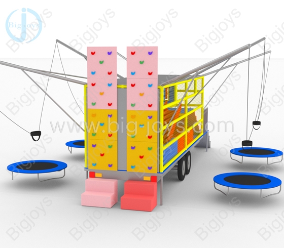 Multi games playground with trailer